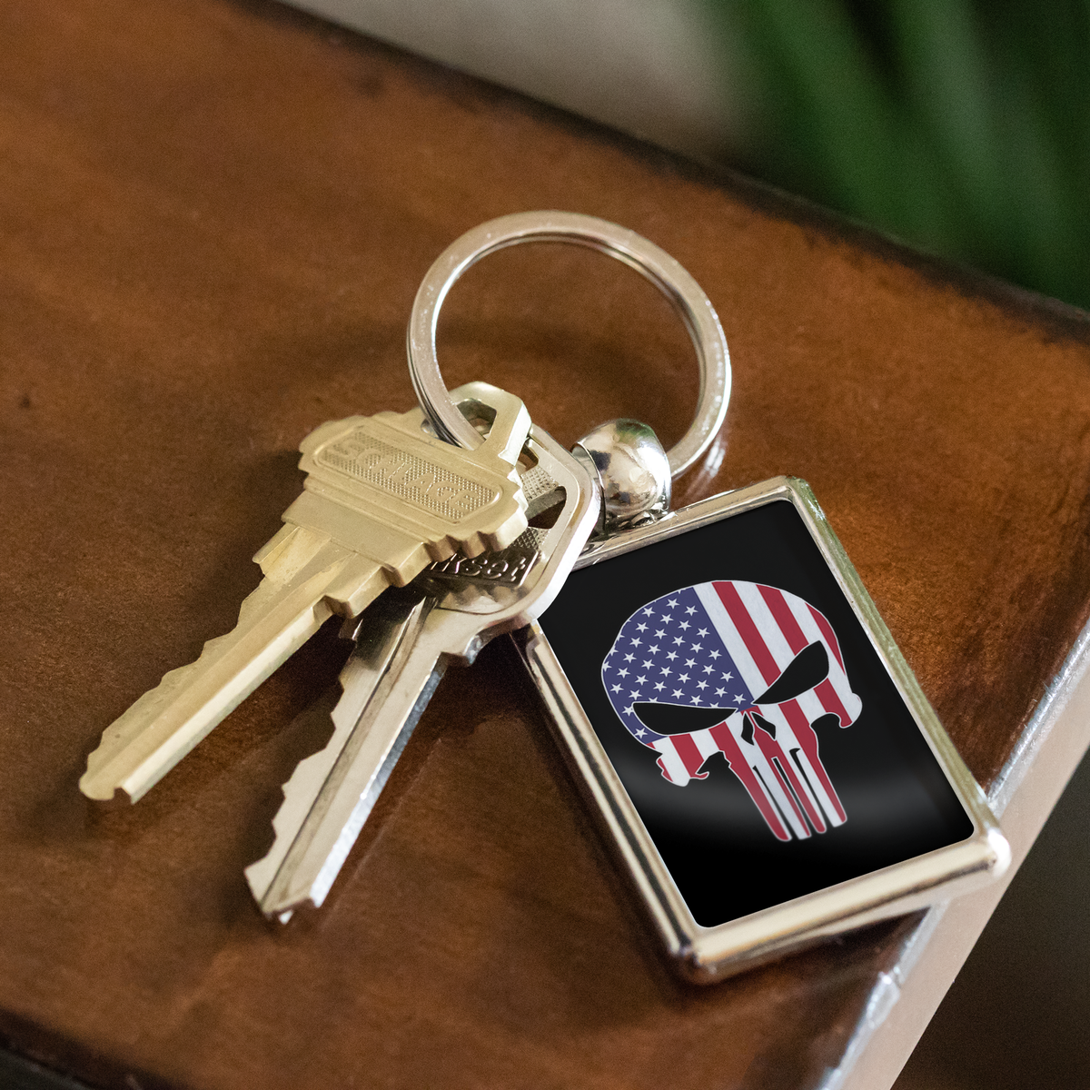 Punisher Keychain