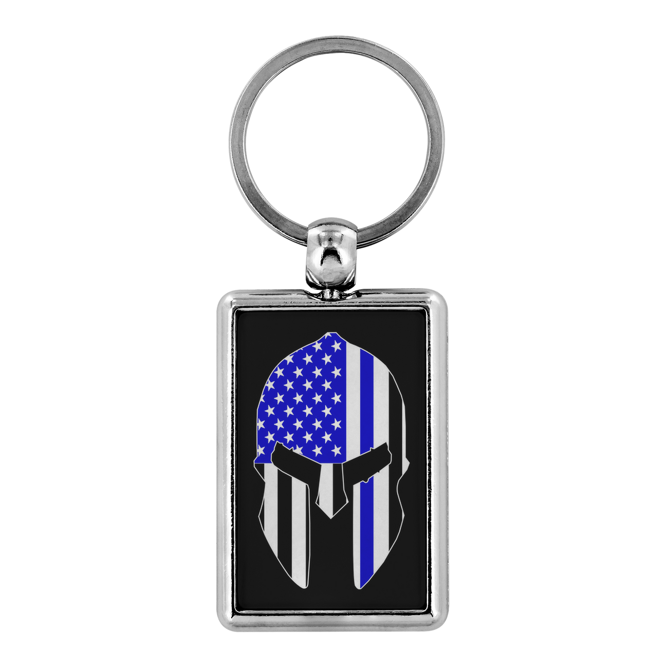 Spartan Patriot Keychain