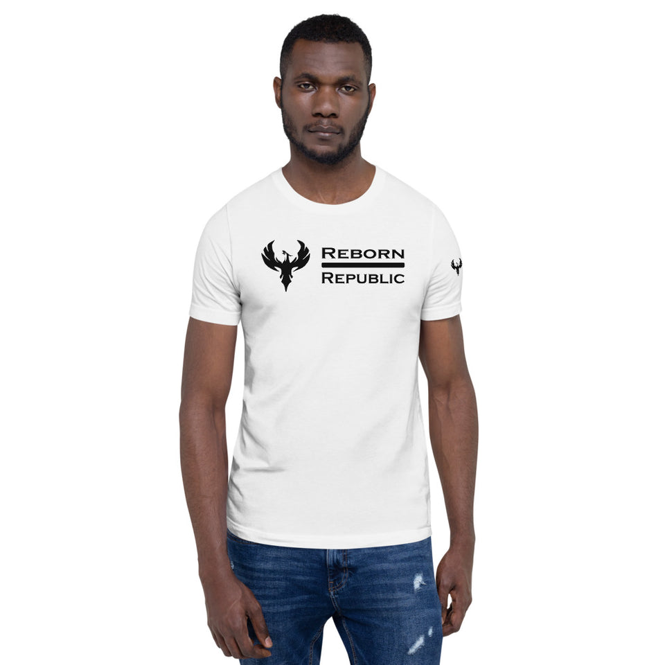 Reborn Republic Logo Black T-Shirt
